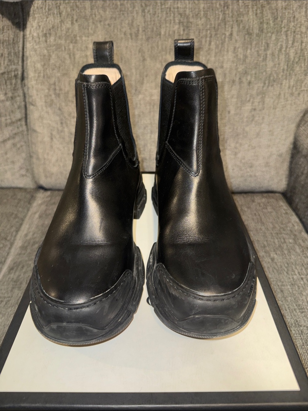 Gucci lug boots